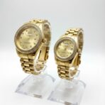 Elegant Couple Watch Set - Luxury Quartz Wristwatch for Men & Women