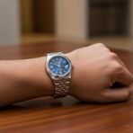 Rolex Datejust Blue Honeycomb Dial - মাস্টার কপি লাক্সারি ওয়াচ (৬ মাসের গ্যারান্টিসহ) - Image 2